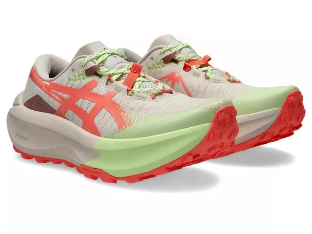 Asics Dame Løpesko Trabuco Max 5 38 Terrengsko med godt grep - RD/SC 