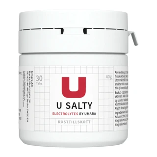 Umara Salty Salttabletter (30stk.) Salt tabletter for aktiv bruk i varmen.