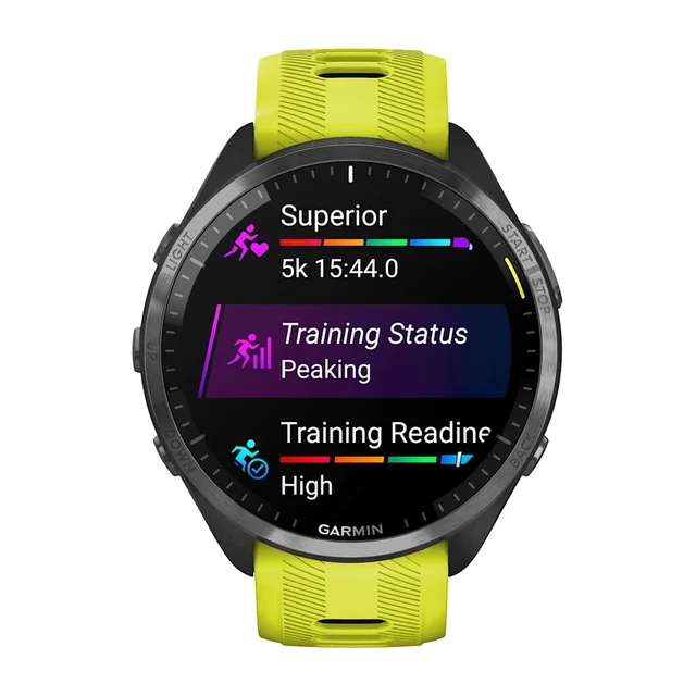 Garmin Forerunner® 965 Sort/gul Premium løpe- og multisportklokke 