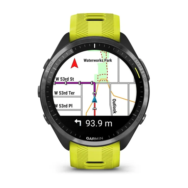 Garmin Forerunner® 965 Sort/gul Premium løpe- og multisportklokke 