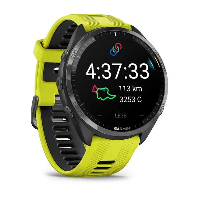 Garmin Forerunner® 965 Sort/gul Premium løpe- og multisportklokke 