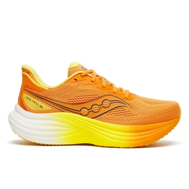 Saucony Løpesko M Triumph 24 43 Myk mengdesko for lange turer - Fuego 
