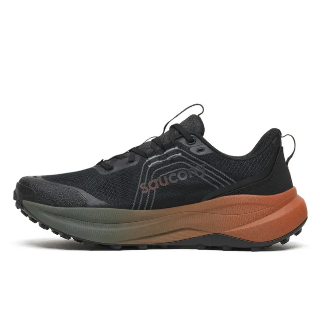 Saucony Løpesko M Xodus Ultra 4 41 Terrengsko for lange løp - BLACK/RUST 