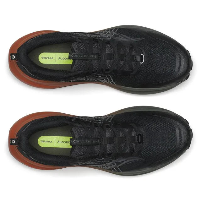 Saucony Løpesko M Xodus Ultra 4 41 Terrengsko for lange løp - BLACK/RUST 