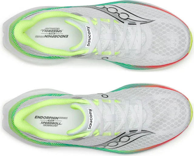 Saucony Løpesko M Endorphin Speed 5 43 Allsidig temposko - white/multi 