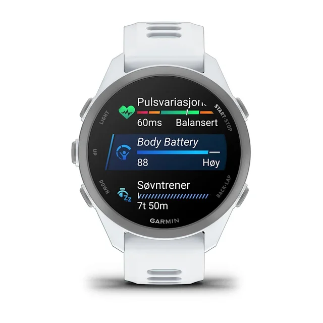 Garmin Forerunner 170 43mm GPS-løpeklokke for målrettet trening 