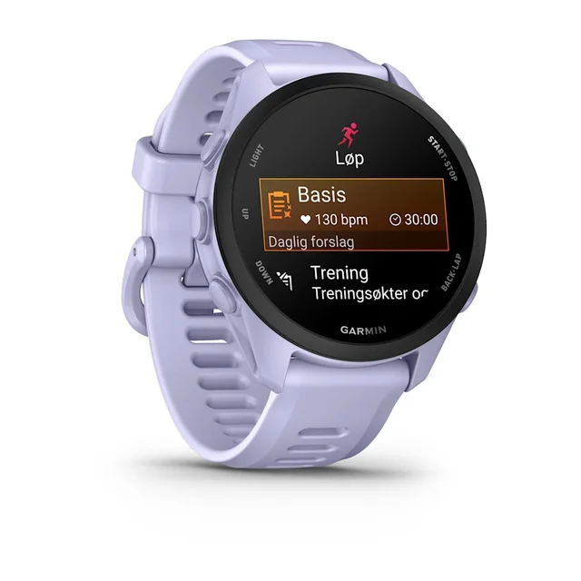 Garmin Forerunner 70 WhiteStone Brukervennlig GPS-løpeklokke 
