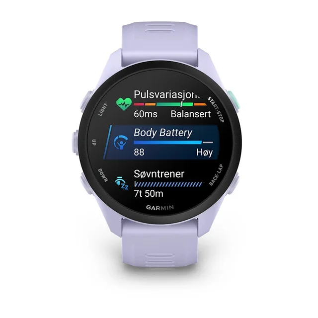 Garmin Forerunner 70 WhiteStone Brukervennlig GPS-løpeklokke 