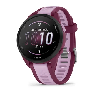 Garmin Forerunner 165 Music, rosa Flott treningsklokke med AMOLED-skjerm