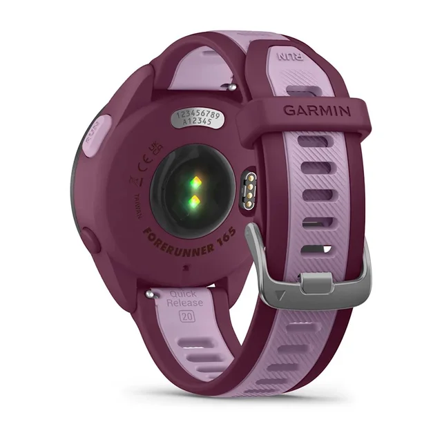 Garmin Forerunner 165 Music, rosa Flott treningsklokke med AMOLED-skjerm 