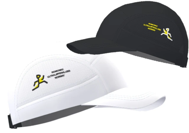 Trimtex Pace 2 Caps OS Sort Klubbtøy Romerike Ultraløperkubb 