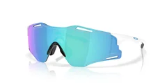 Oakley Cybr Zero Polished White Ultralett sportsbrille fra Oakley
