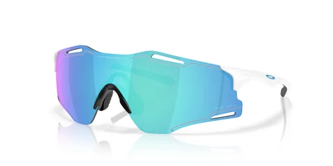 Oakley Cybr Zero Polished White Ultralett sportsbrille fra Oakley