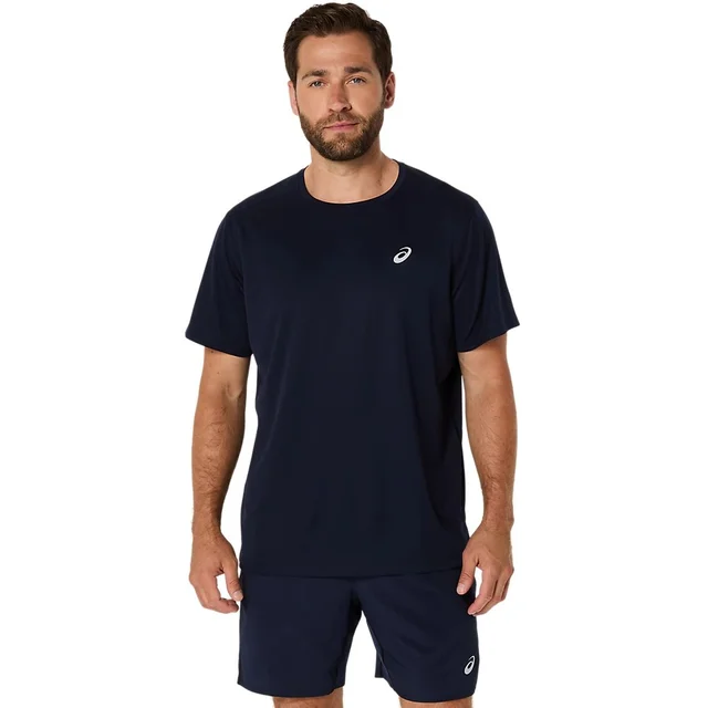 Asics Herre Trøye SS Core L Lett løpetrøye til daglig trening - mn 