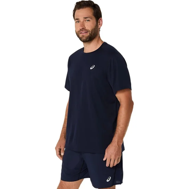 Asics Herre Trøye SS Core L Lett løpetrøye til daglig trening - mn 