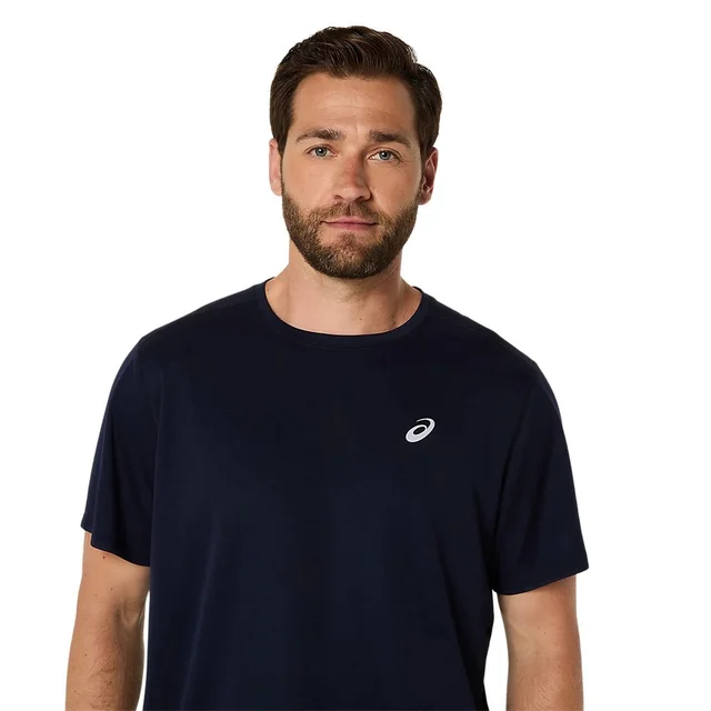 Asics Herre Trøye SS Core L Lett løpetrøye til daglig trening - mn 