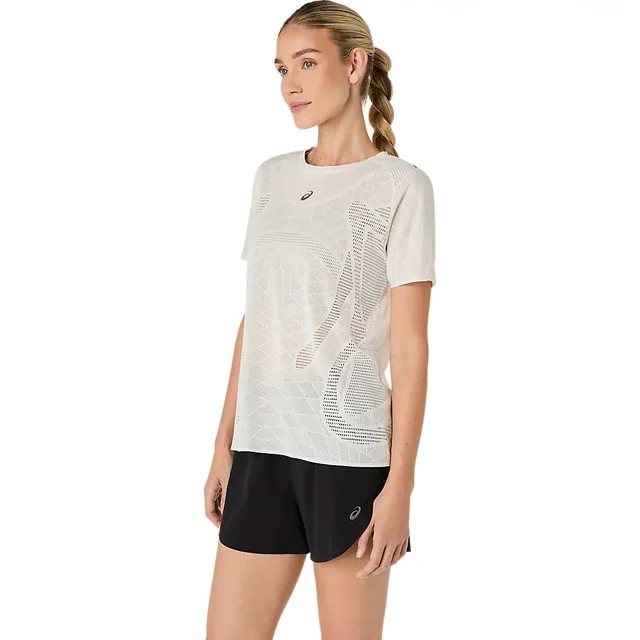 Asics Dame Trøye SS Metarun S METARUN-trøye med ACTIBREEZE - cream 