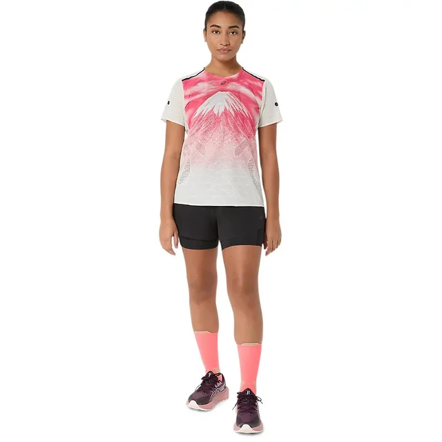 Asics Dame Short Fujitrail Elite M Lett shorts for løping i terrenget - PB 