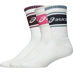 Asics Logo Crew Sokker 3 pk 43-46 Komfortable sokker til hverdagsbruk -3pk