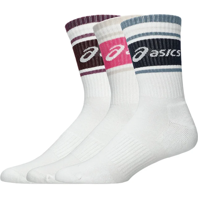 Asics Logo Crew Sokker 3 pk 43-46 Komfortable sokker til hverdagsbruk -3pk 