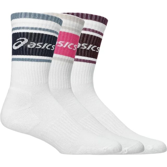 Asics Logo Crew Sokker 3 pk 43-46 Komfortable sokker til hverdagsbruk -3pk 