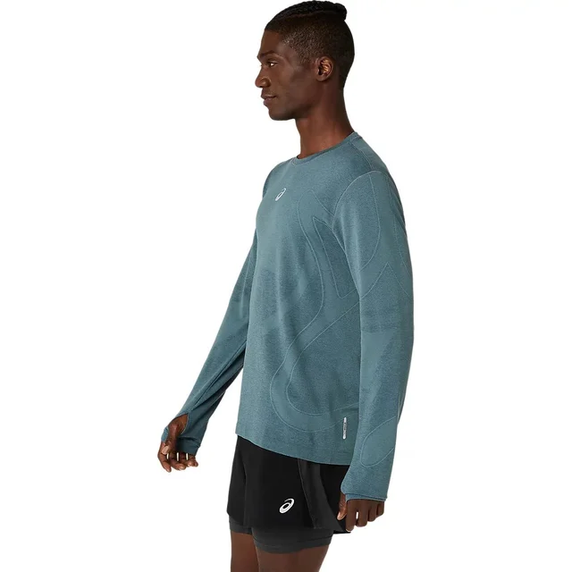Asics M Trøye LS Road Seamless M Sømløs løpetrøye med ventilasjon - FT 
