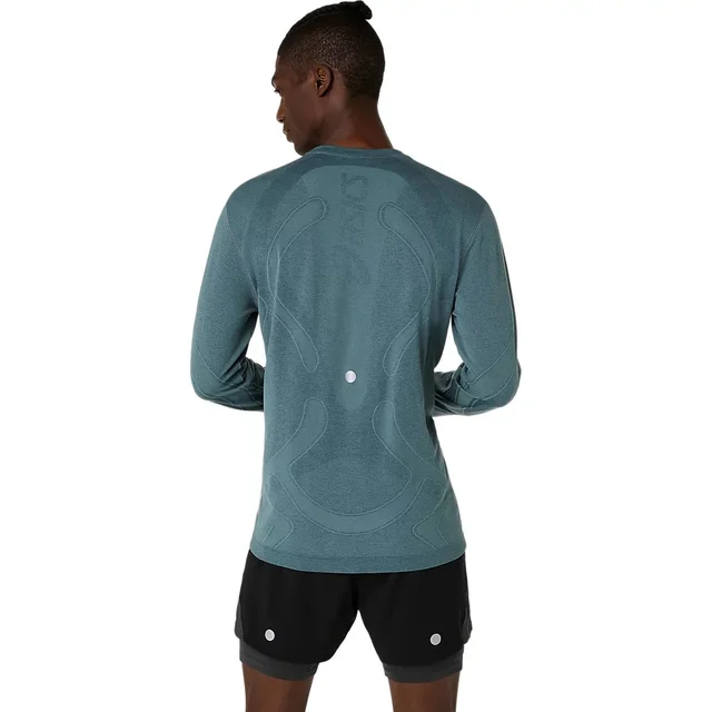 Asics M Trøye LS Road Seamless M Sømløs løpetrøye med ventilasjon - FT 
