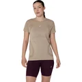 Asics W Trøye SS Road Seamless L Pustende topp til daglig løping - Greige