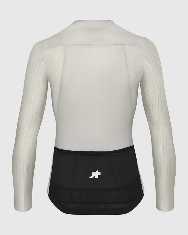 Assos Herre Equipe RS S11 Trøye LS M Aerodynamisk sykkeltrøye - Almond milk 