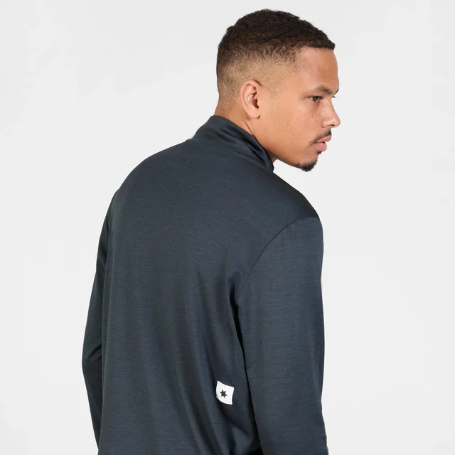 SAYSKY M Trøye LS Pace Half Zip M Langermet løpetrøye med half zip - black 