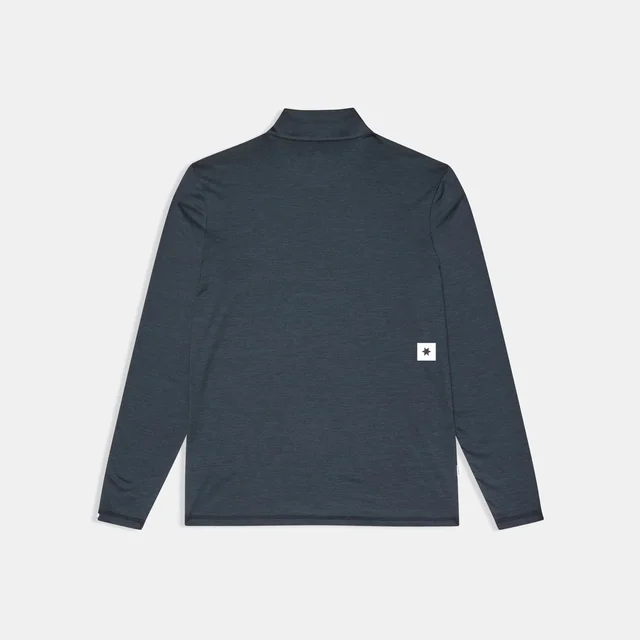 SAYSKY M Trøye LS Pace Half Zip M Langermet løpetrøye med half zip - black 