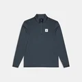 SAYSKY M Trøye LS Pace Half Zip L Langermet løpetrøye med half zip - black