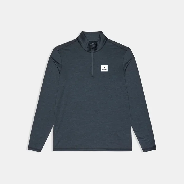 SAYSKY M Trøye LS Pace Half Zip M Langermet løpetrøye med half zip - black 