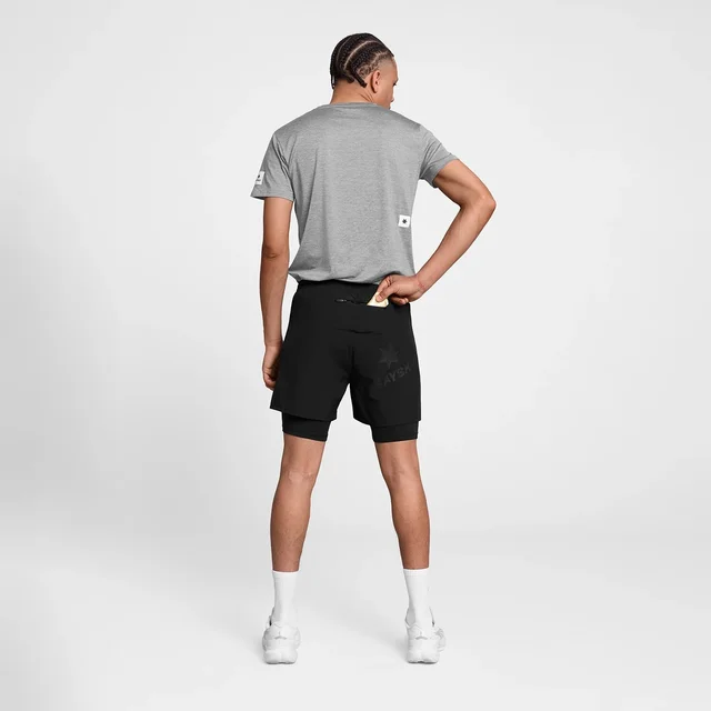SAYSKY M Shorts Pace 2in1 5"  M Populær 2-i-1 shorts til løping - black 