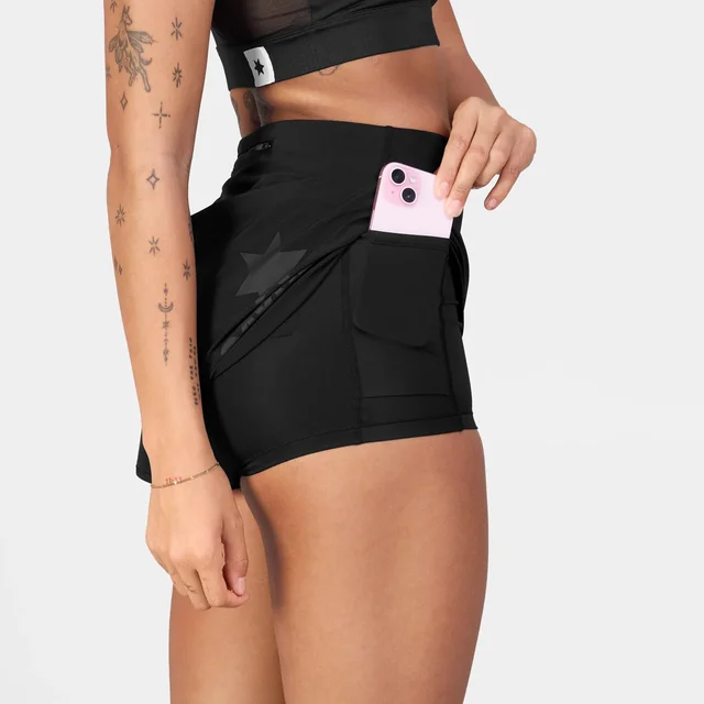 SAYSKY W Shorts Pace 3" S Komfortabel shorts med 4-veis stretch -B 