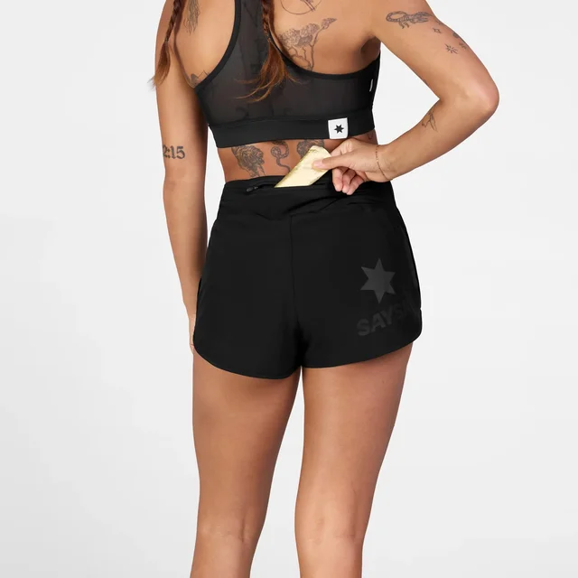 SAYSKY W Shorts Pace 3" S Komfortabel shorts med 4-veis stretch -B 