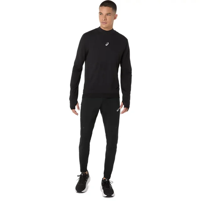 Asics Herre Trøye LS Road Winter M Varm løpetrøye for vinterløping - PB 