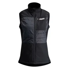Swix Dame Vest Horizon Primaloft M Varm og allsidig treningsvest - jet blck