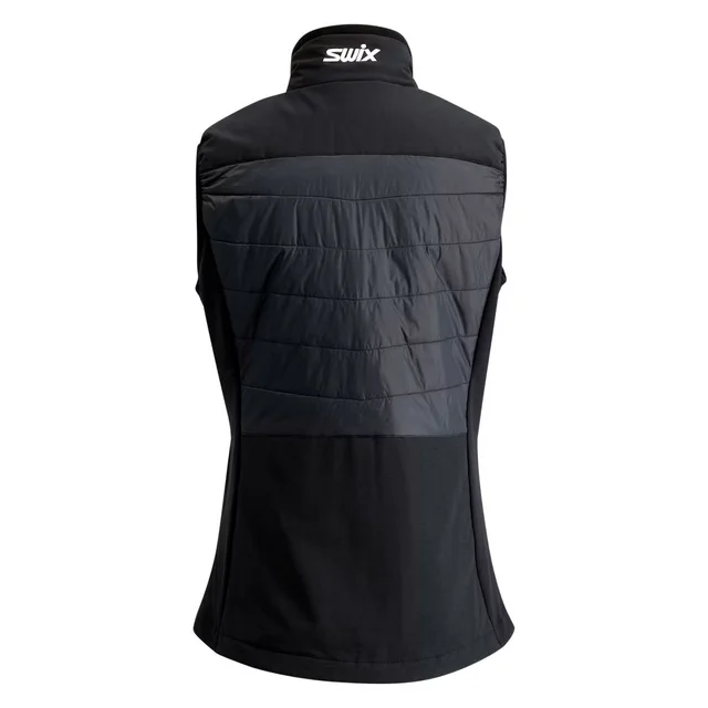 Swix Dame Vest Horizon Primaloft M Varm og allsidig treningsvest - jet blck 