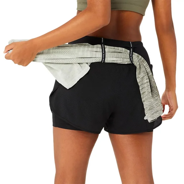 Asics W Shorts Road 2n1 3.5 M Lett løpeshorts for ulike årstider - PB 