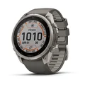 Garmin Fenix 9 Pro In Reach Solar 51mm Titan med steingrå silikonrem