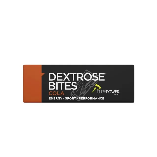 PurePower Dextrose Bites Cola 12 stk Rask energi med colasmak 