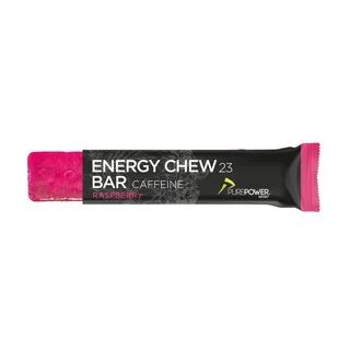 PurePower Energy Chew Bar Bringebær Chew Bar med Koffein 30g