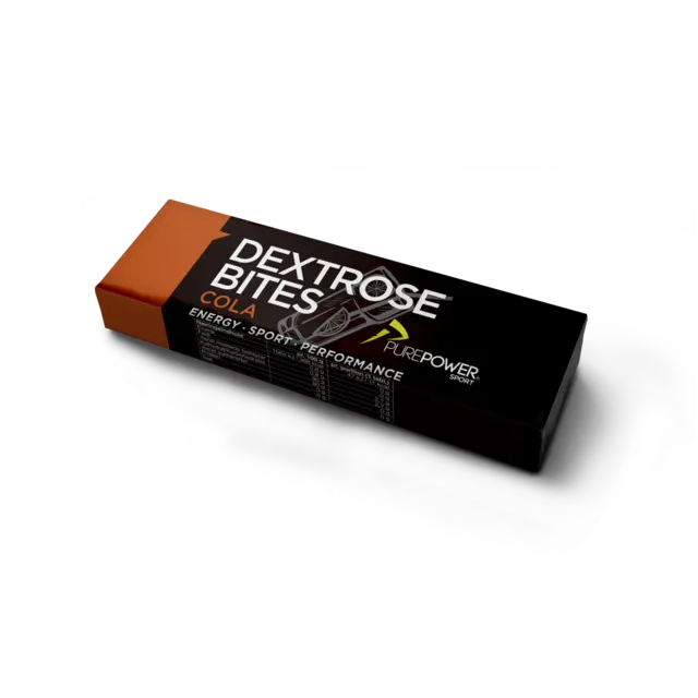 PurePower Dextrose Bites Cola 12 stk Rask energi med colasmak 