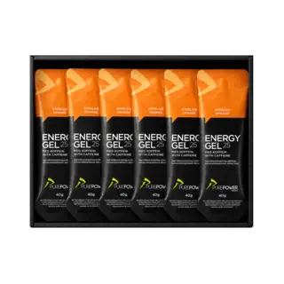 PurePower Energy Gel Orange Caf 12stk Energigel Caffeine 40g 12 stk i eske