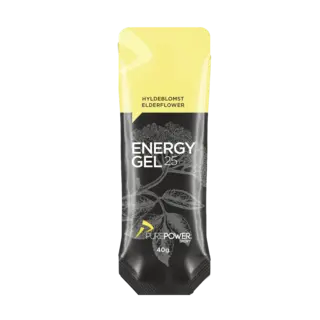 Purepower Energy Gel Elderflower 12 stk Energigel til trening og konkurranse 40g