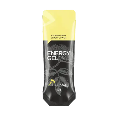 Purepower Energy Gel Elderflower Energigel til trening og konkurranse 40g