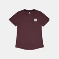 SAYSKY W Trøye SS Clean Combat Pro L Pustende t-skjorte til løping - Burgundy