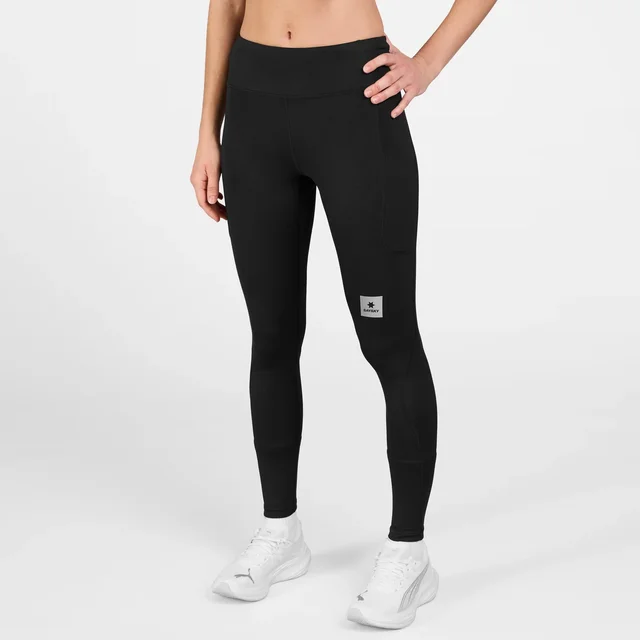 SAYSKY W Tights Combat+ XS Lange tights for kjølige løpeturer - blk 