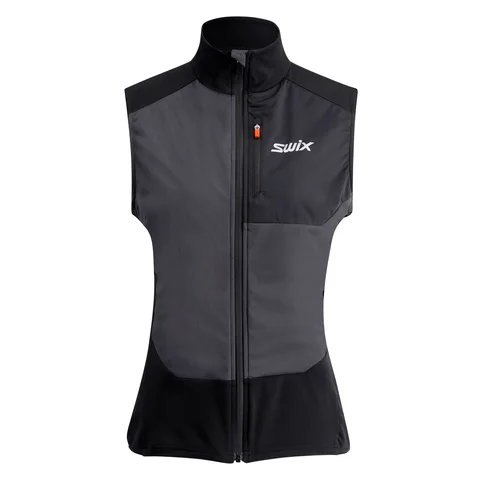 Swix Dame Vest Focus Lett løpevest til dame - jet black